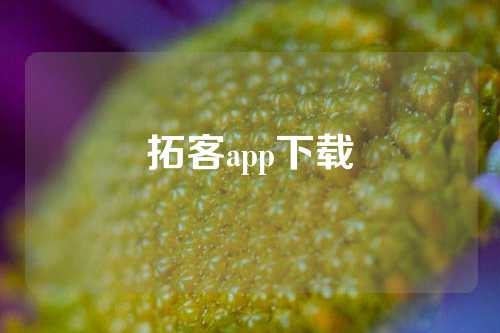 拓客app下载