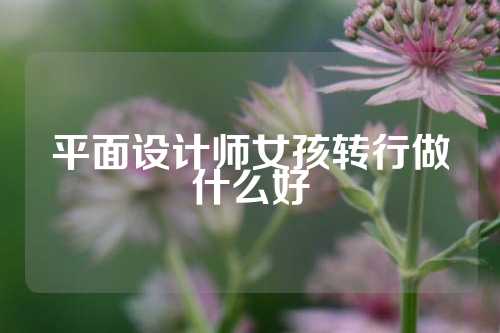 平面设计师女孩转行做什么好