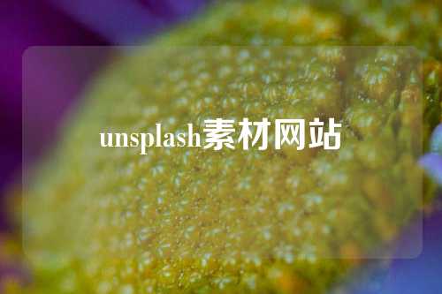 unsplash素材网站