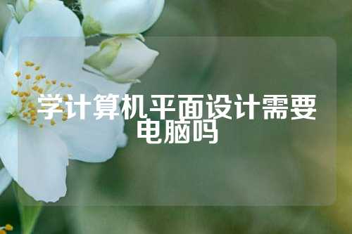 学计算机平面设计需要电脑吗