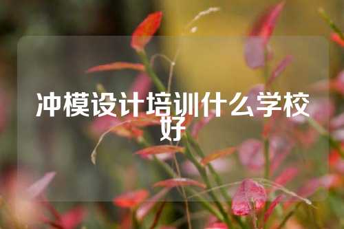 冲模设计培训什么学校好