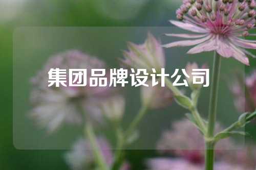 集团品牌设计公司