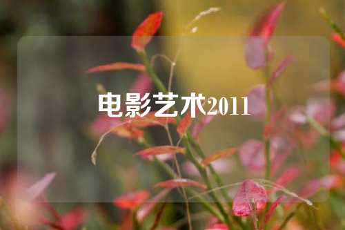 电影艺术2011