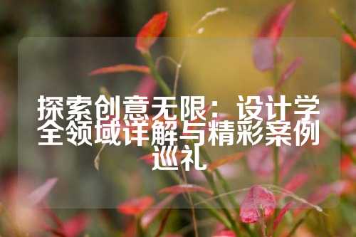 探索创意无限：设计学全领域详解与精彩案例巡礼