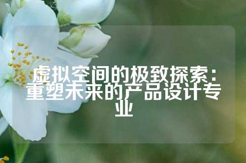 虚拟空间的极致探索：重塑未来的产品设计专业