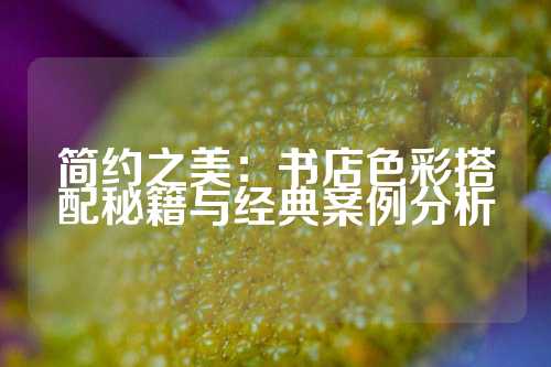 简约之美：书店色彩搭配秘籍与经典案例分析