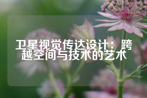 卫星视觉传达设计：跨越空间与技术的艺术