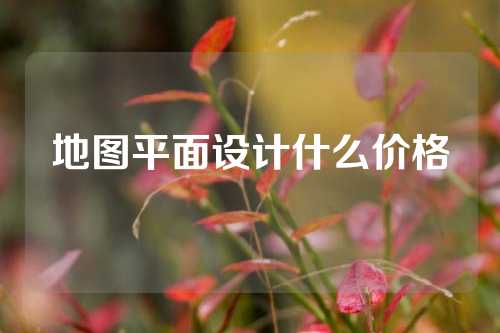 地图平面设计什么价格