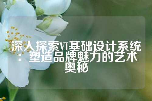深入探索VI基础设计系统：塑造品牌魅力的艺术奥秘